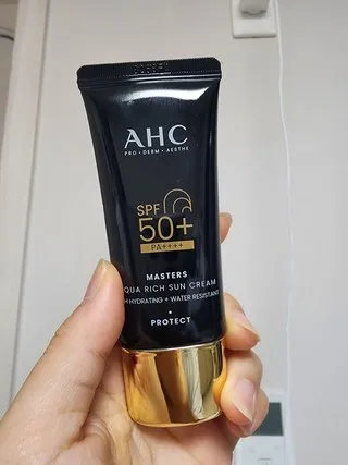 AHC 마스터즈 아쿠아 리치 선크림 리뷰10