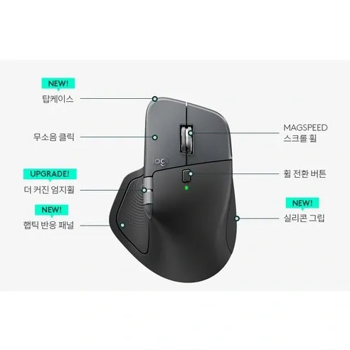 로지텍 MX MASTER 4 무선 마우스 사진3
