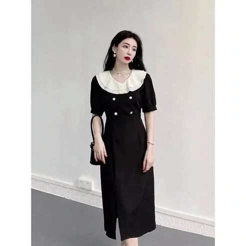 ANYOU 원피스 칼라 디테일 사진3