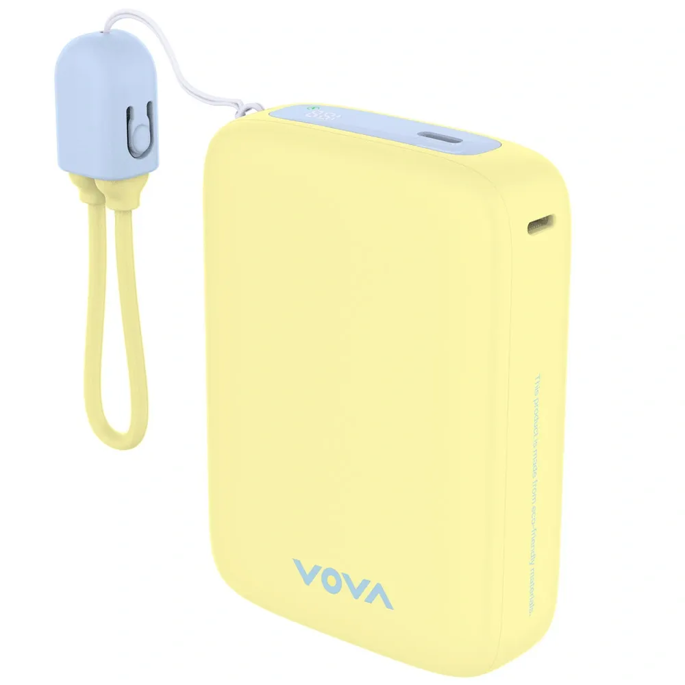 보바 그립 고속충전 보조배터리 20000mAh 옐로우